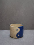 Yin Yang, deep blue