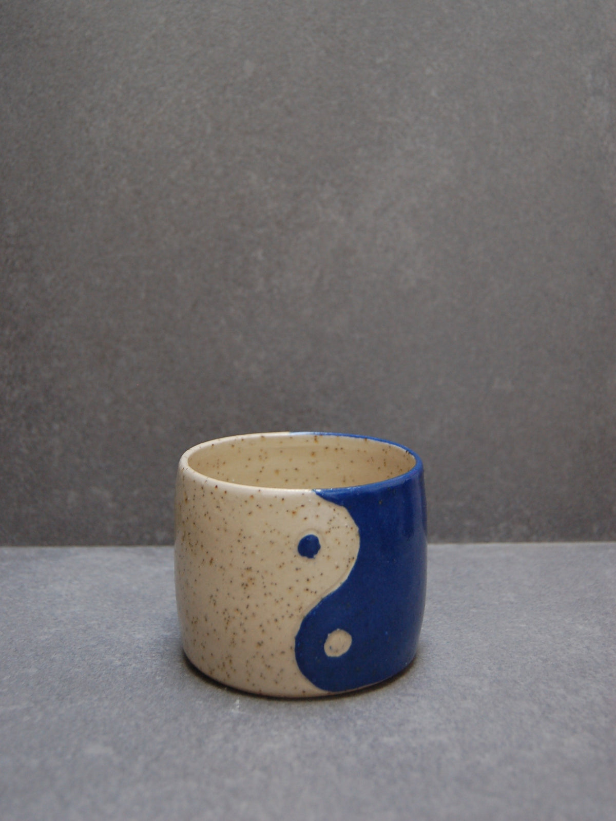 Yin Yang, deep blue